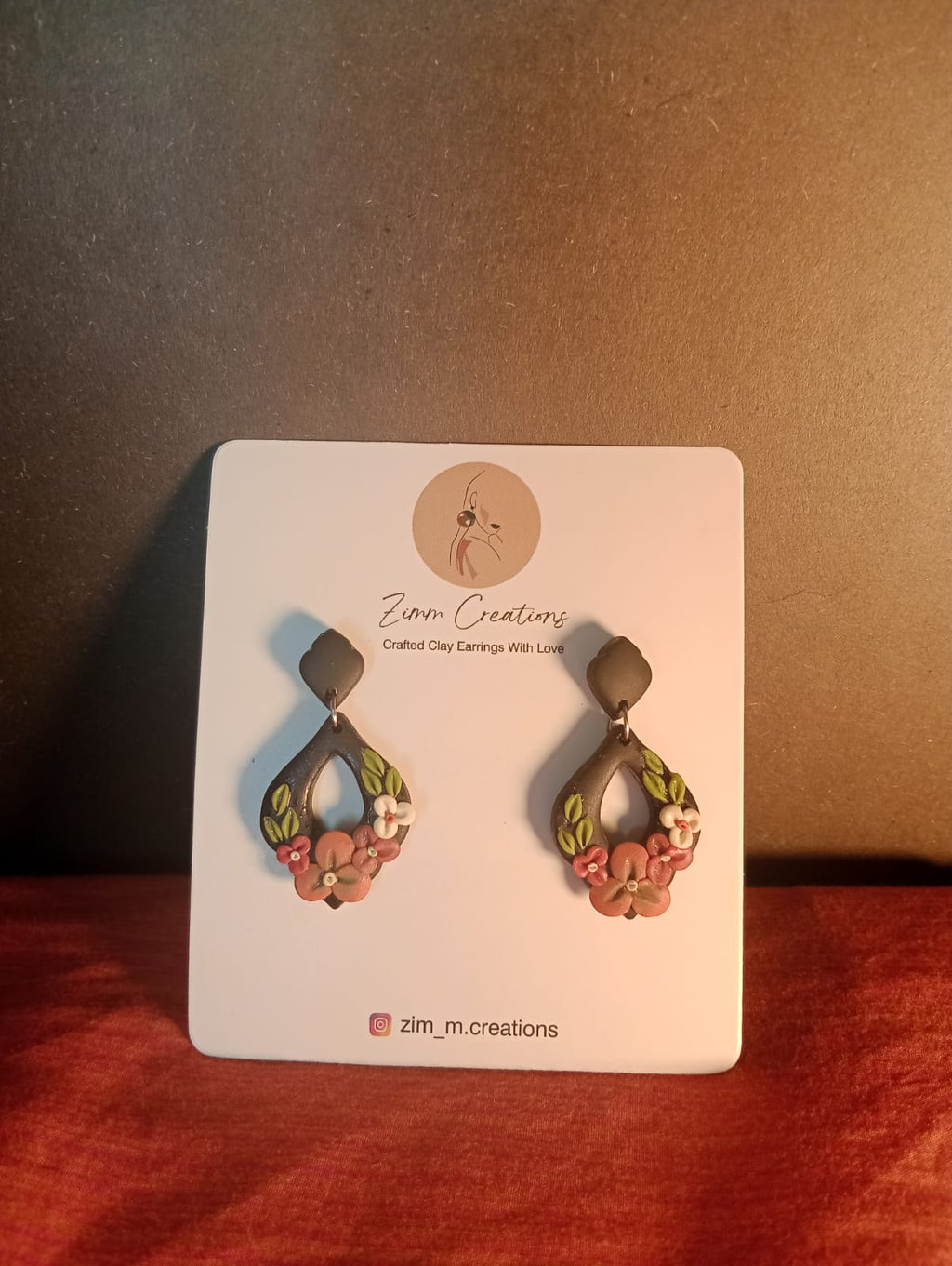 floral dewdrops(orange)