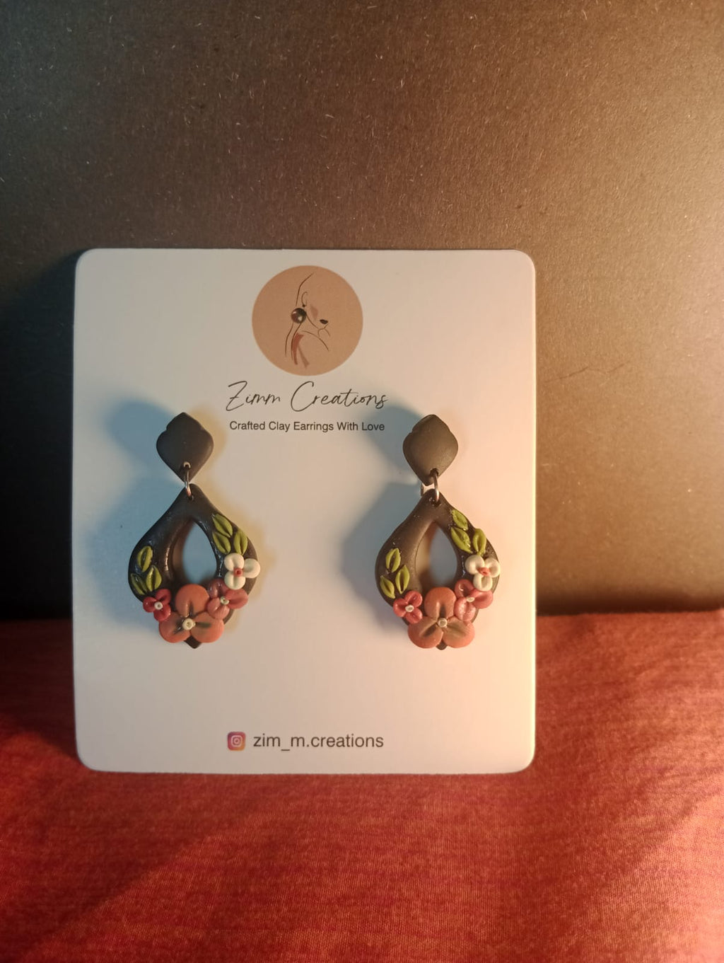 floral dewdrops(orange)