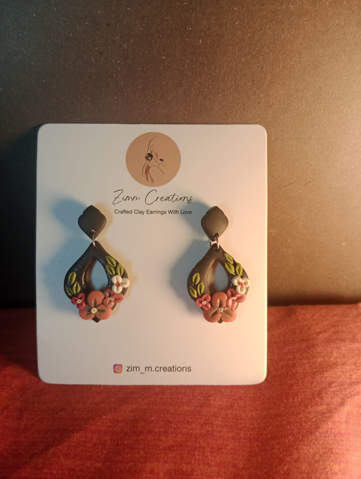 floral dewdrops(orange)